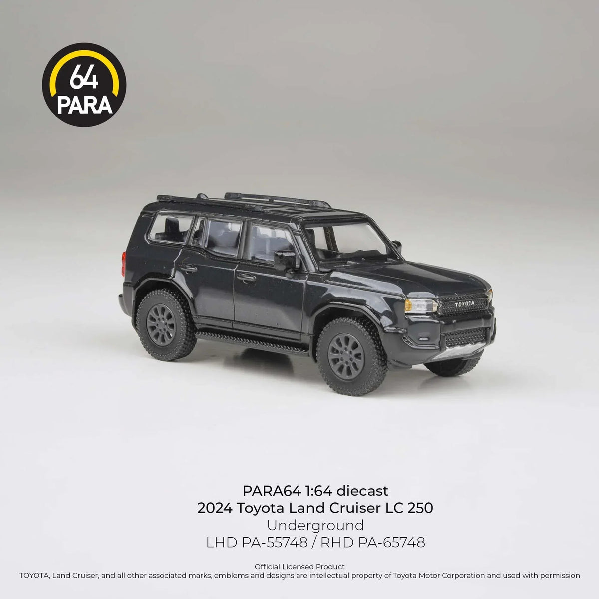 Toyota Land Cruiser 250 Prado Underground, 1:64 Scale (Black) — image 4