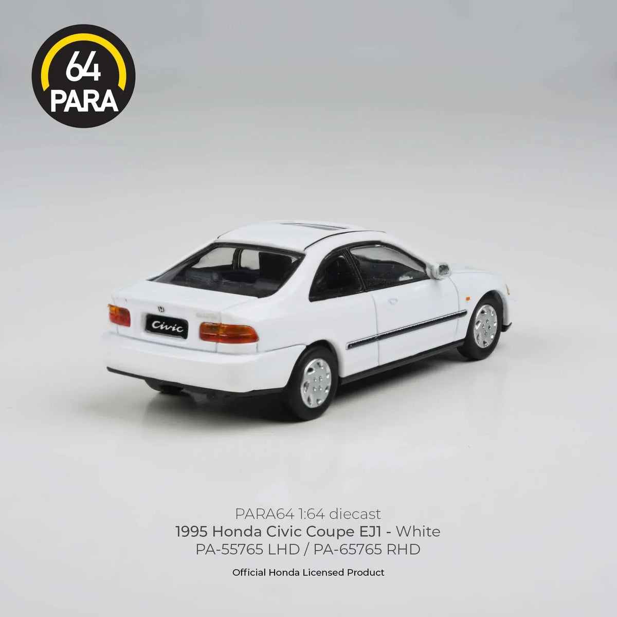 Honda Civic Coupe EJ1 LHD 1995, 1:64 Scale (White) — image 2