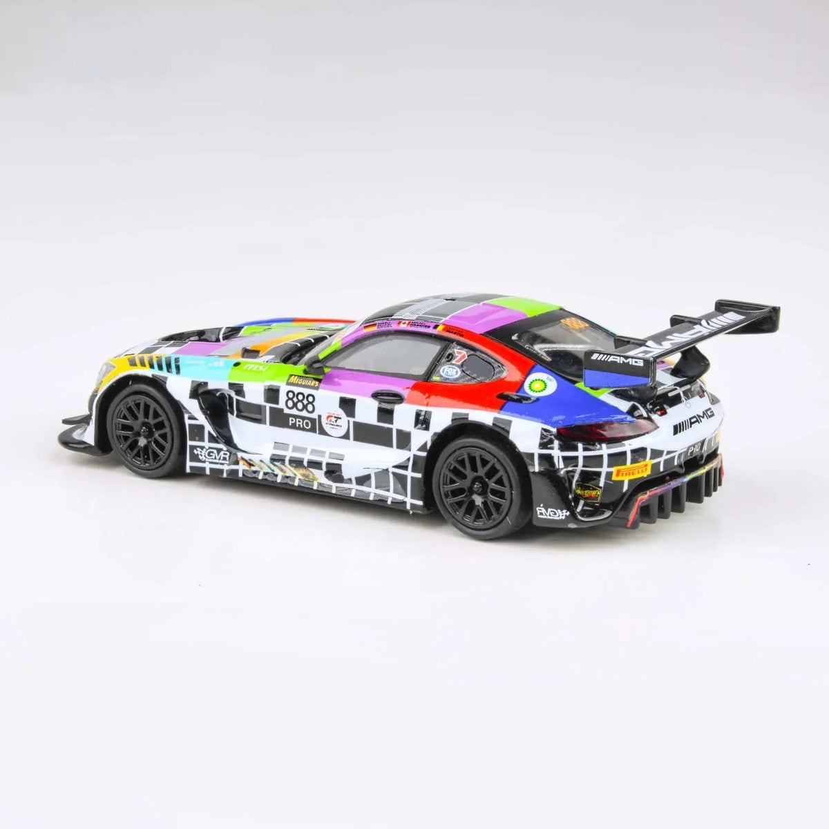 Mercedes AMG GT3 diecast 2025 Bathurst 12H GruppeM #888, 1:64 Scale (Multi Color) — image 3
