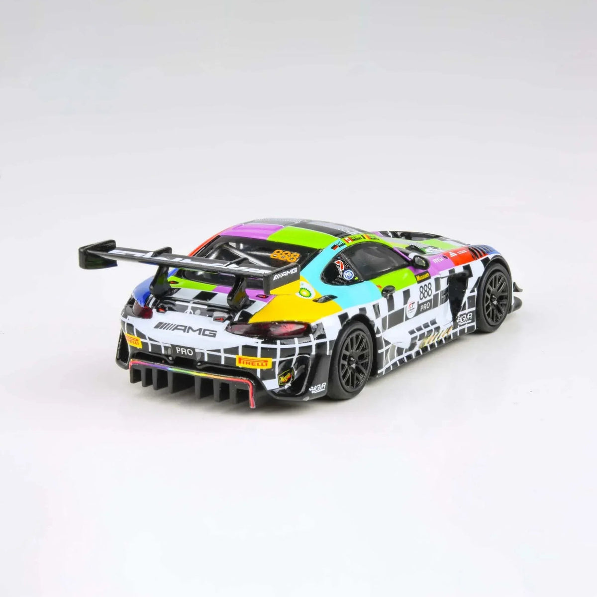 Mercedes AMG GT3 diecast 2025 Bathurst 12H GruppeM #888, 1:64 Scale (Multi Color) — image 4