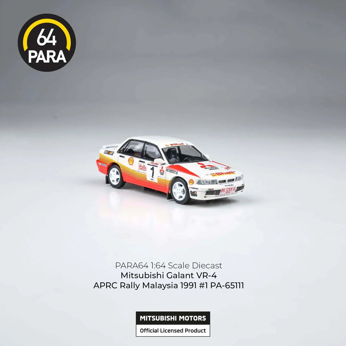 Mitsubishi Galant VR-4 APRC Rally Malaysia #1 1991, 1:64 Scale (Orange) — image 4