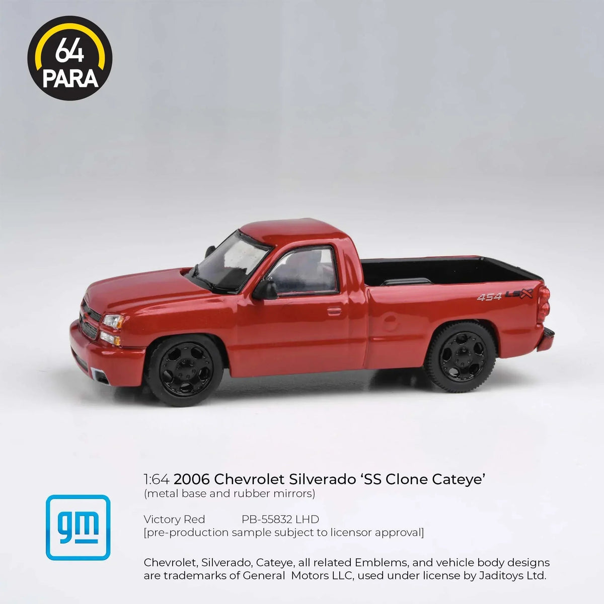 Chevrolet Silverado 'SS Clone Cateye' 2006, 1:64 Scale (Red) — image 1