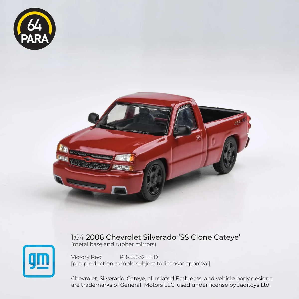Chevrolet Silverado 'SS Clone Cateye' 2006, 1:64 Scale (Red) — image 4