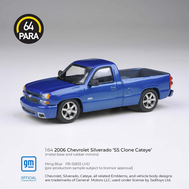 Chevrolet Silverado 'SS Clone Cateye' 2006 , 1:64 Scale (Blue) — image 1