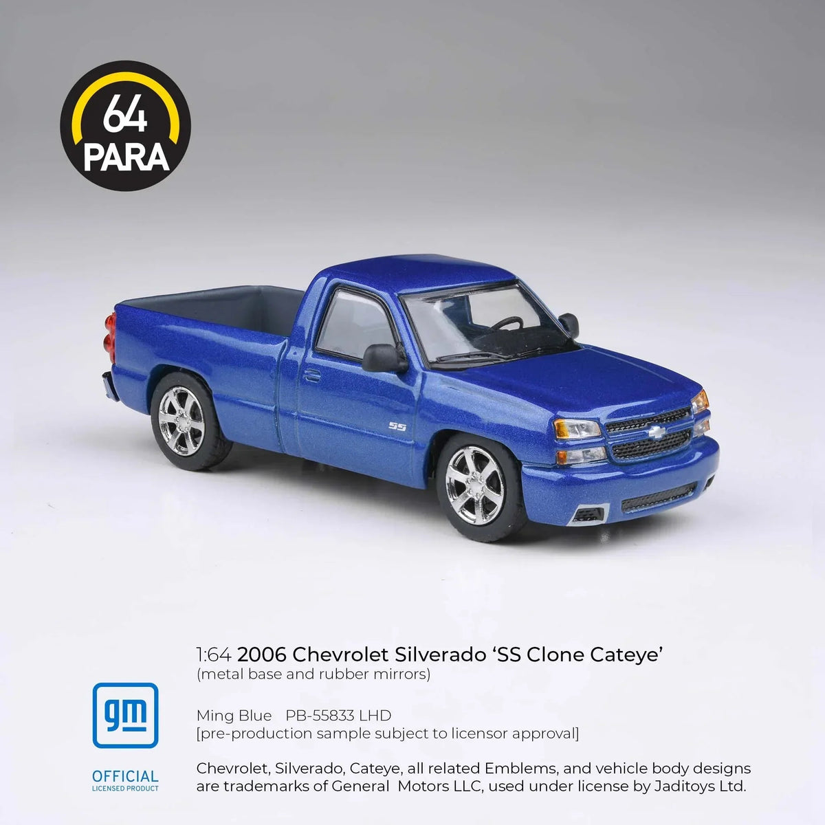 Chevrolet Silverado 'SS Clone Cateye' 2006 , 1:64 Scale (Blue) — image 2