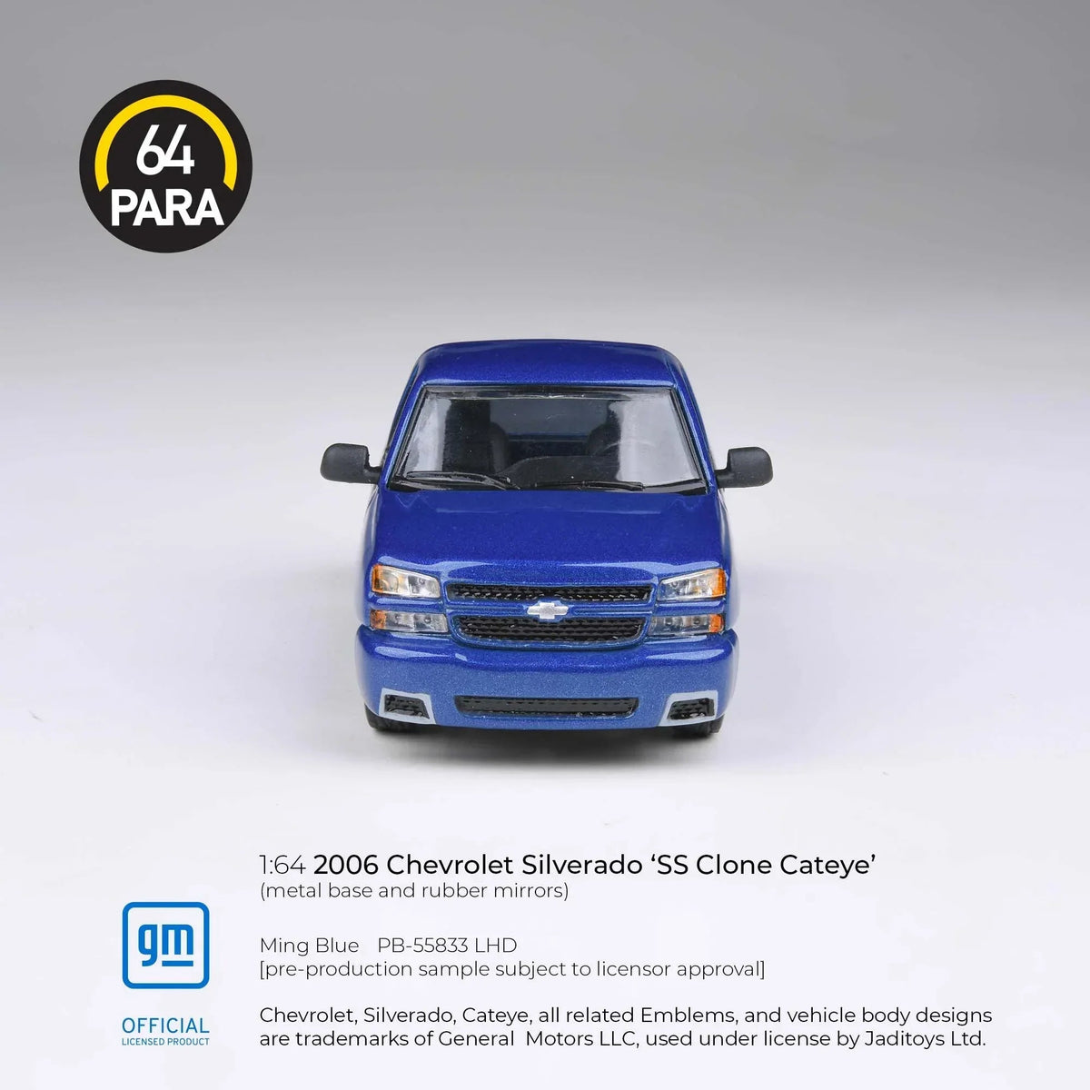 Chevrolet Silverado 'SS Clone Cateye' 2006 , 1:64 Scale (Blue) — image 4