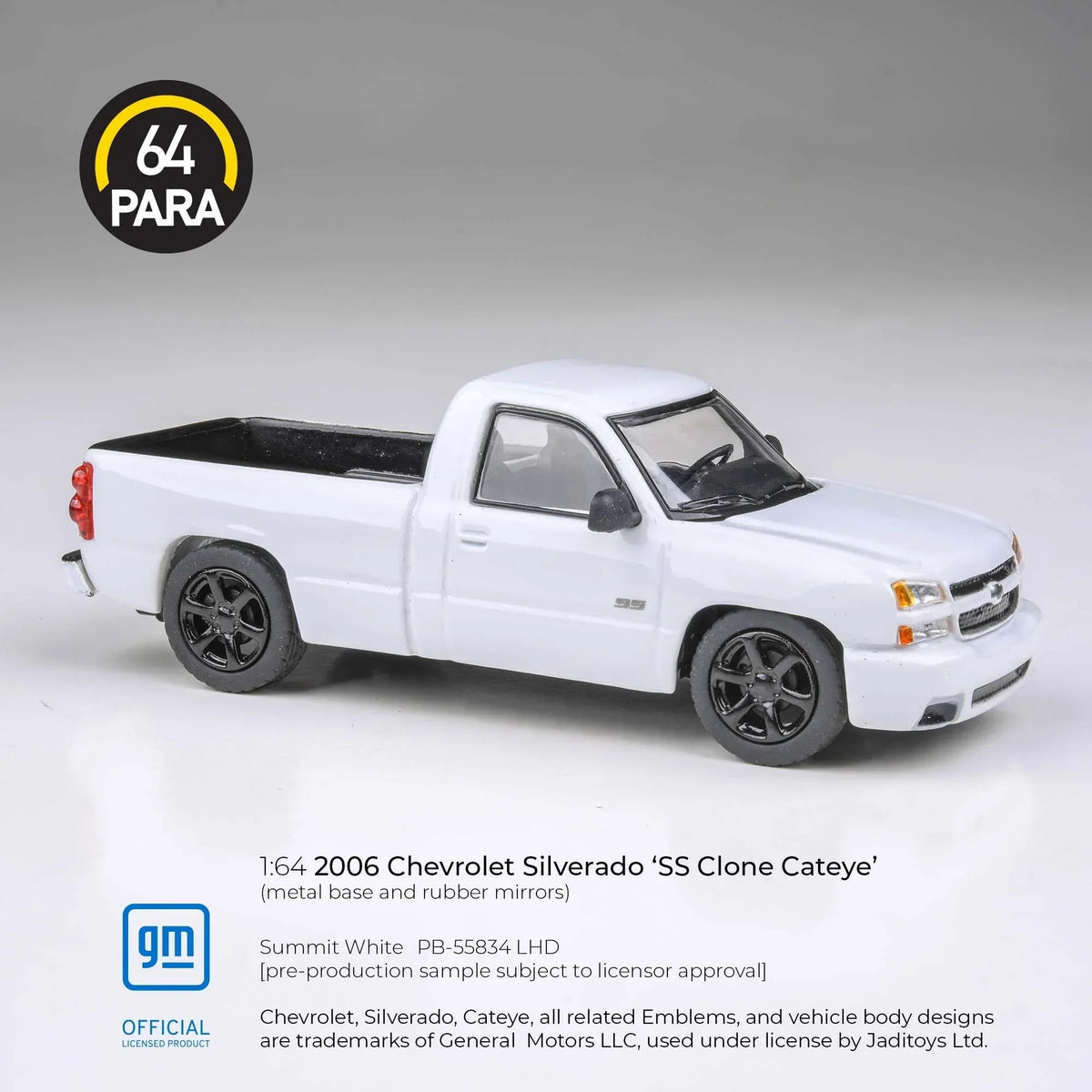 Chevrolet Silverado 'SS Clone Cateye' 2006, 1:64 Scale (White) — image 3