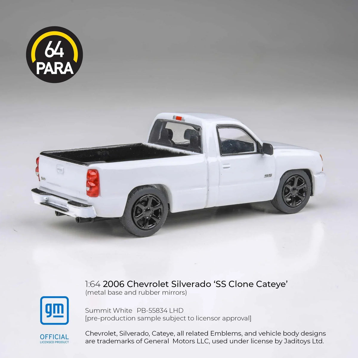 Chevrolet Silverado 'SS Clone Cateye' 2006, 1:64 Scale (White) — image 2