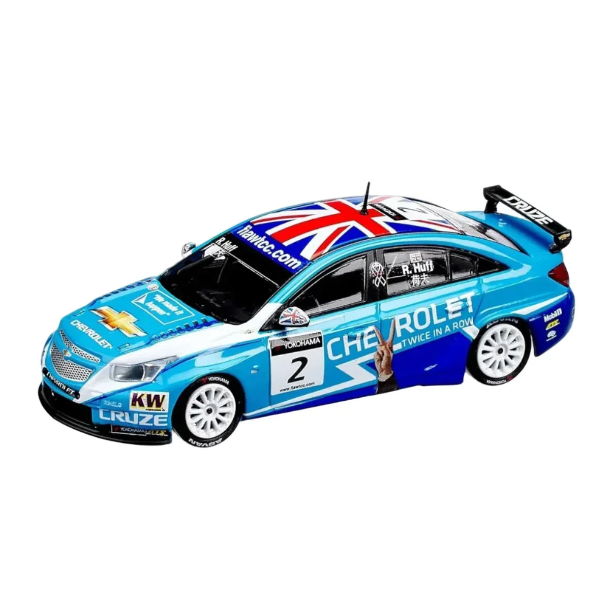 Chevrolet Cruze WTCC No.2 FIA WTCC 2011 Rob Huff Scale, 1:64 Scale — image 1