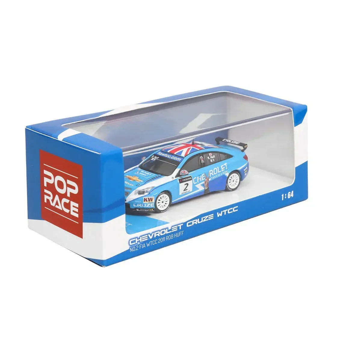 Chevrolet Cruze WTCC No.2 FIA WTCC 2011 Rob Huff Scale, 1:64 Scale — image 3