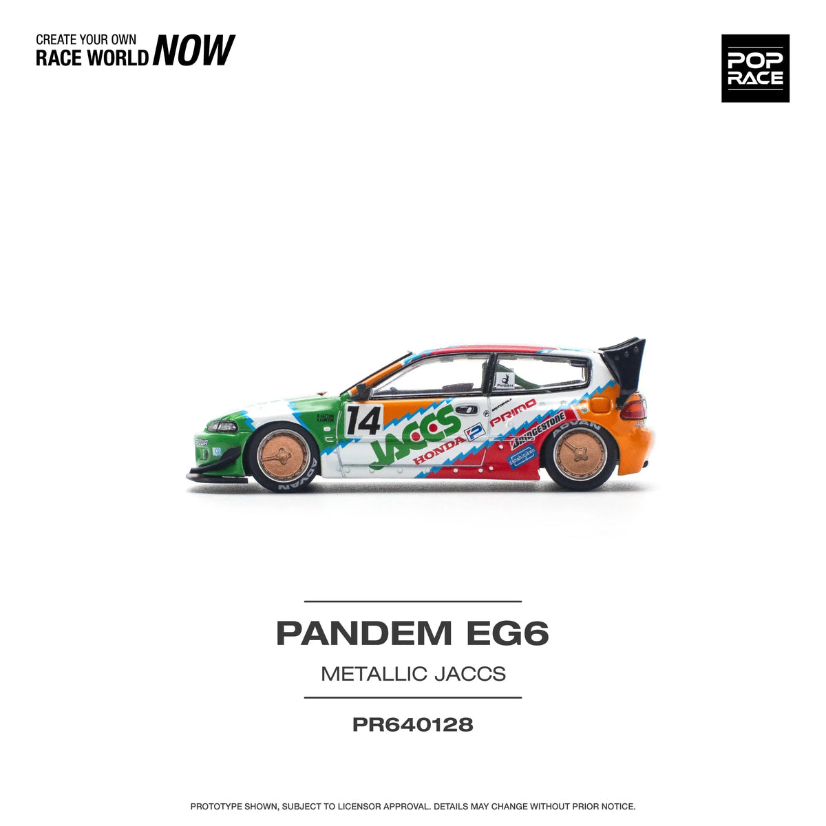 Pandem EG6 Metalic Jaccs, 1:64 Scale (Multicolor) — image 2