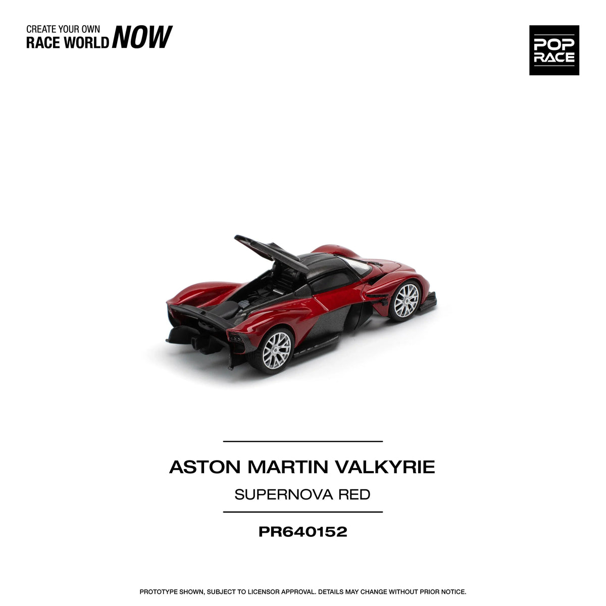 Aston Martin Valkyrie Supernova, 1:64 Scale (Red) — image 4