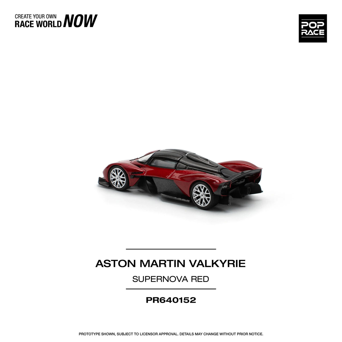 Aston Martin Valkyrie Supernova, 1:64 Scale (Red) — image 3