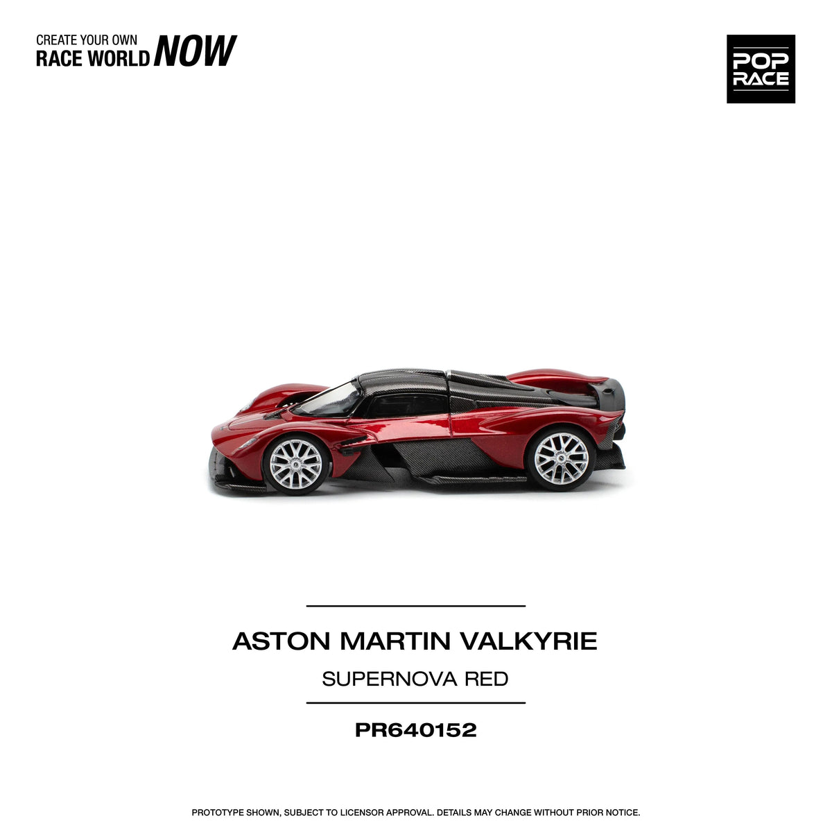 Aston Martin Valkyrie Supernova, 1:64 Scale (Red) — image 2