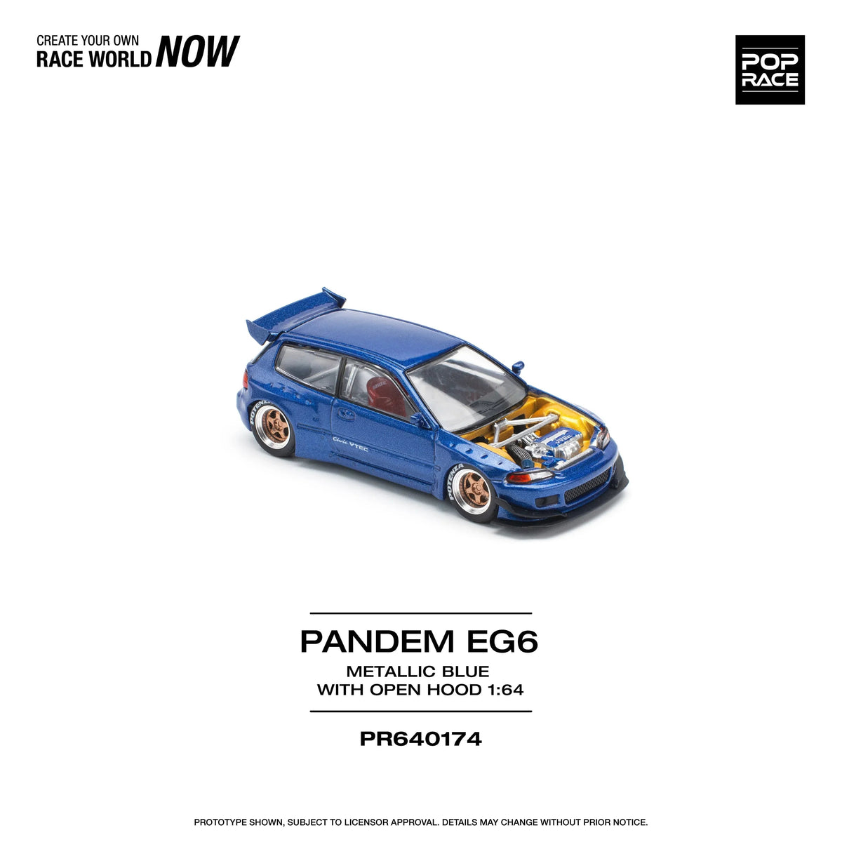 Pandem EG6, 1:64 Scale (Blue) — image 3