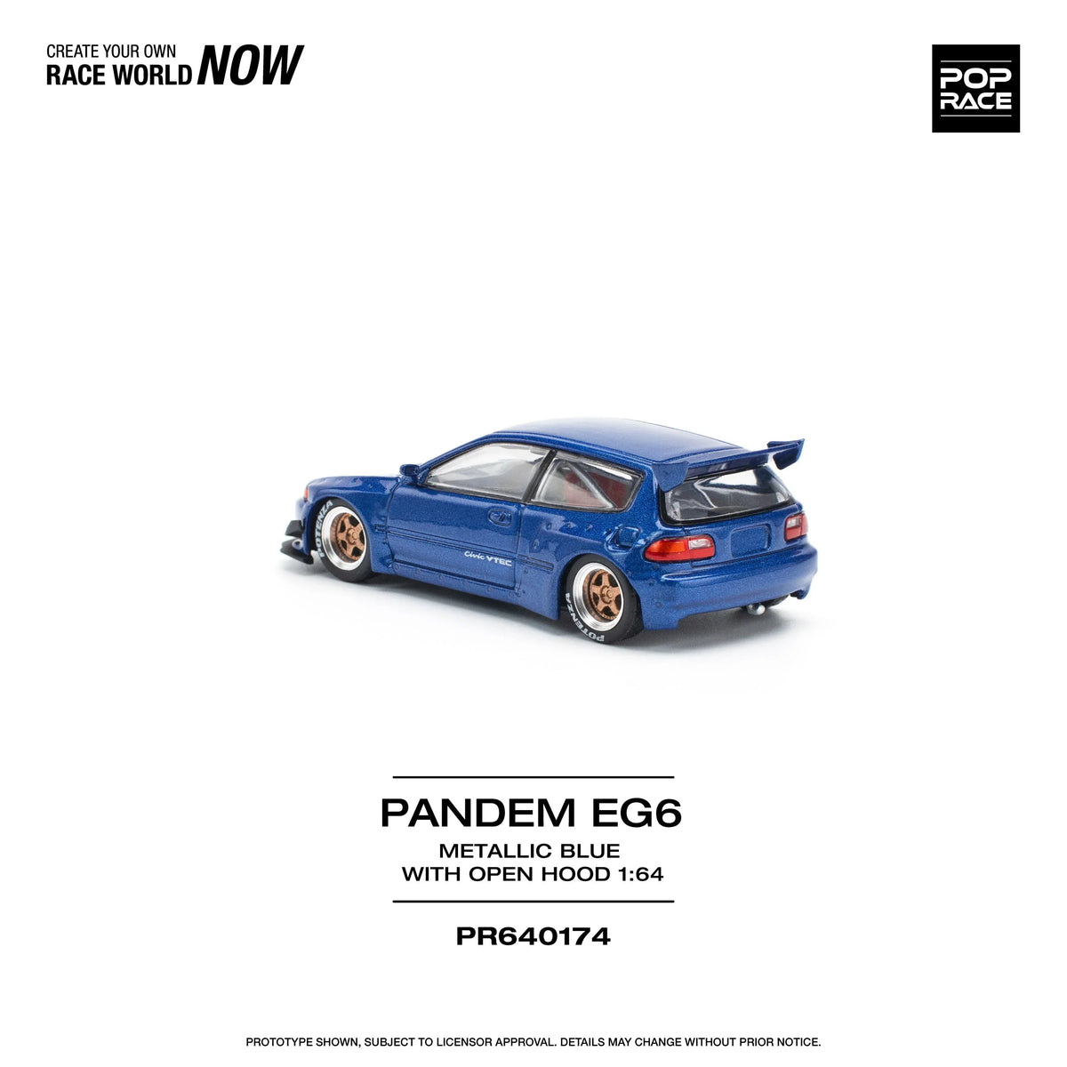 Pandem EG6, 1:64 Scale (Blue) — image 4