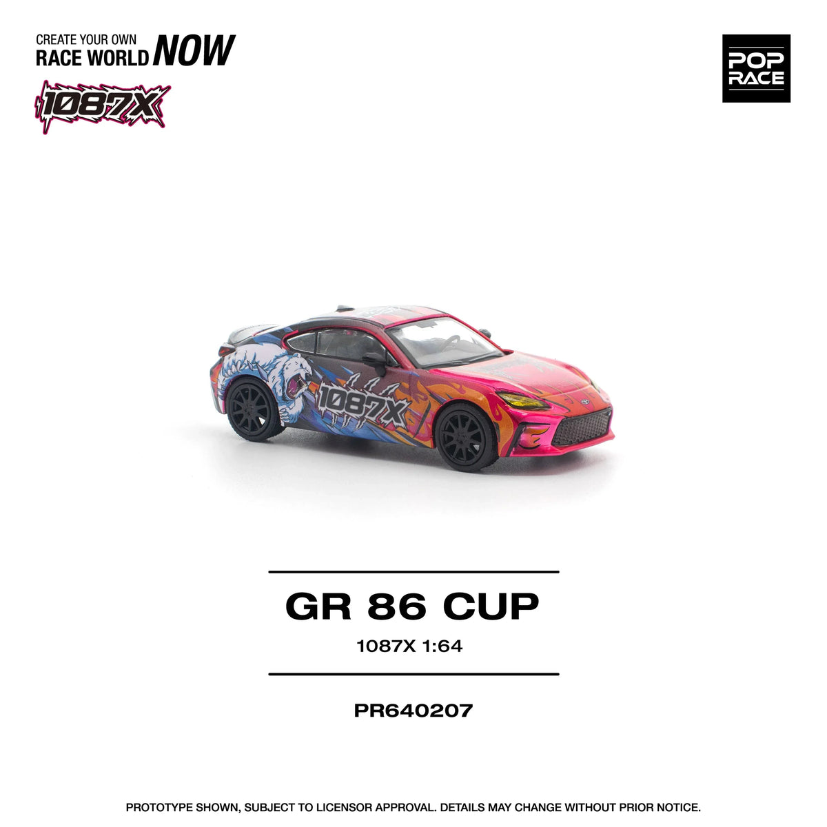 GR 86 Cup 1087X, 1:64 Scale (Red) — image 3