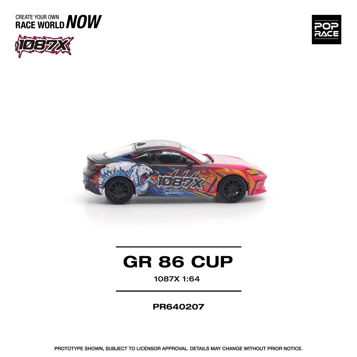 GR 86 Cup 1087X, 1:64 Scale (Red) — image 4