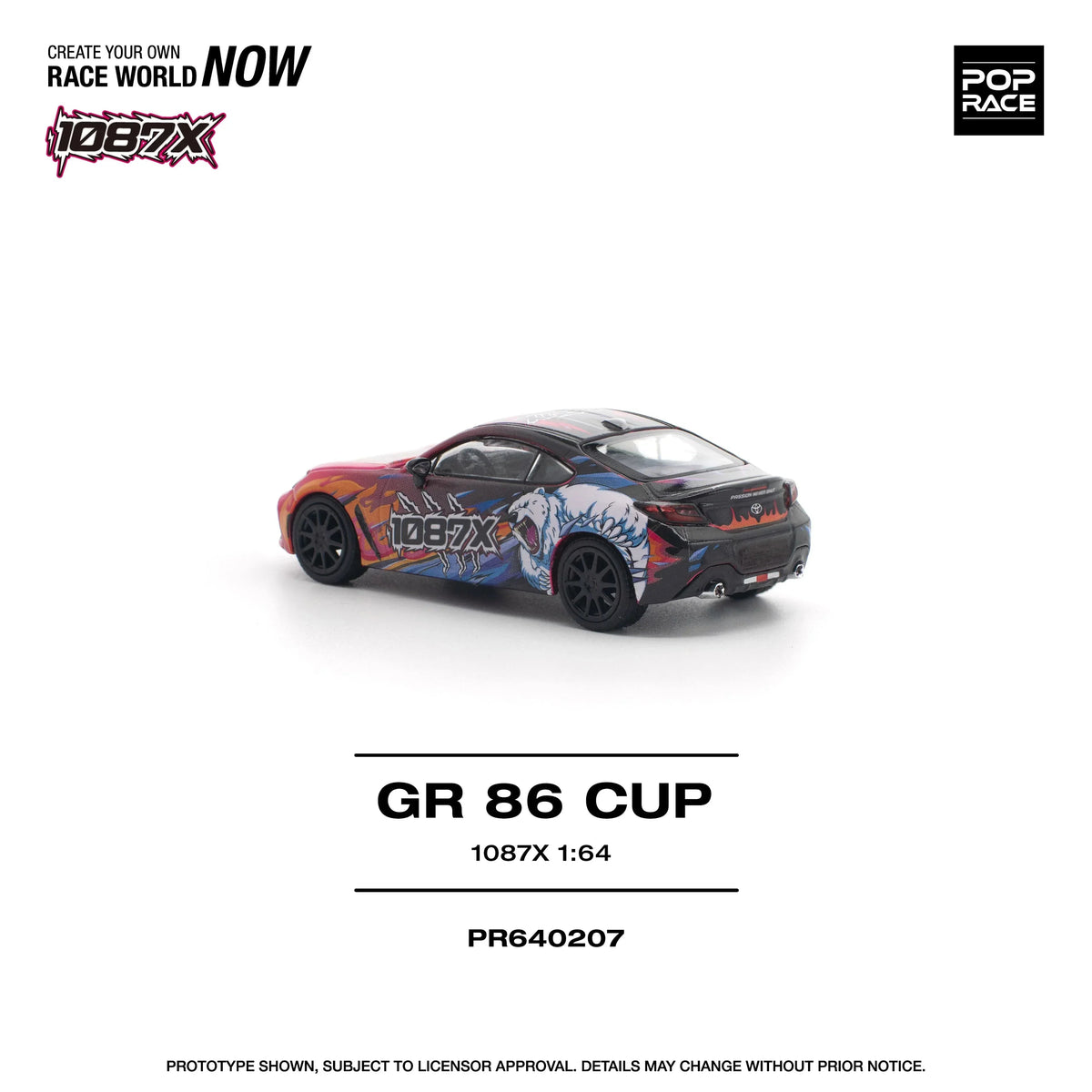 GR 86 Cup 1087X, 1:64 Scale (Red) — image 6