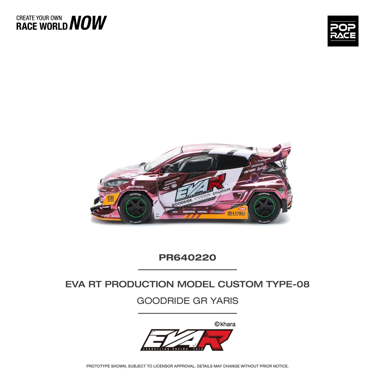 Eva RT Production Model Custom Type-08, 1:64 Scale (Pink) — image 2
