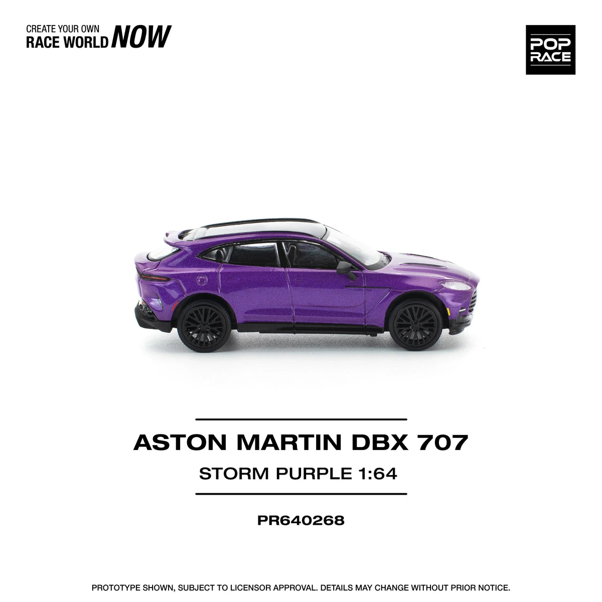 Aston Martin DBX 707, 1:64 Scale (Purple) — image 5