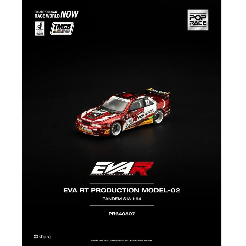 *TMCS 2026* Eva RT Production Model-02, Pandem S13 Red, 1:64 Scale — image 1