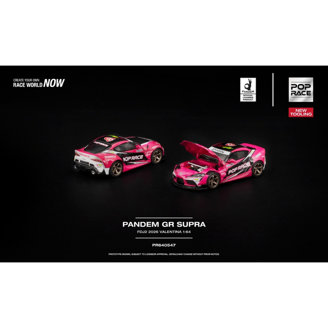 *PRE-ORDER* Pandem GR SUPRA FDJ2 VALENTINA PIAZ, 1:64 Scale — image 1