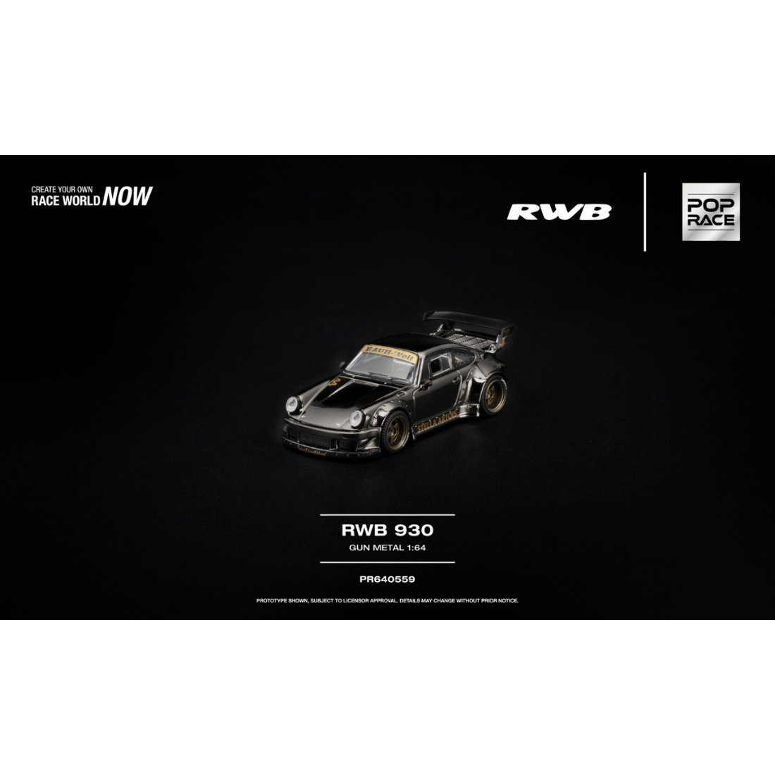 *PRE-ORDER* RWB 930 GUN METAL, 1:64 Scale — image 2