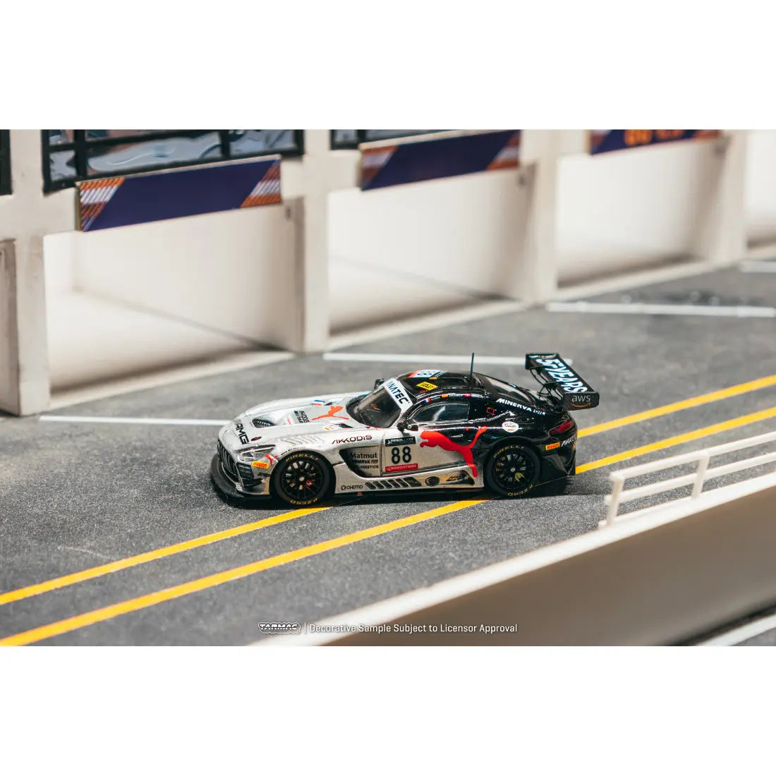 *PRE-ORDER* Mercedes AMG GT3 diecast 24h of SPA 2022 Winner Jules Gounon / Daniel Juncadella / Raffaele Marciello, 1:64 Scale — image 3
