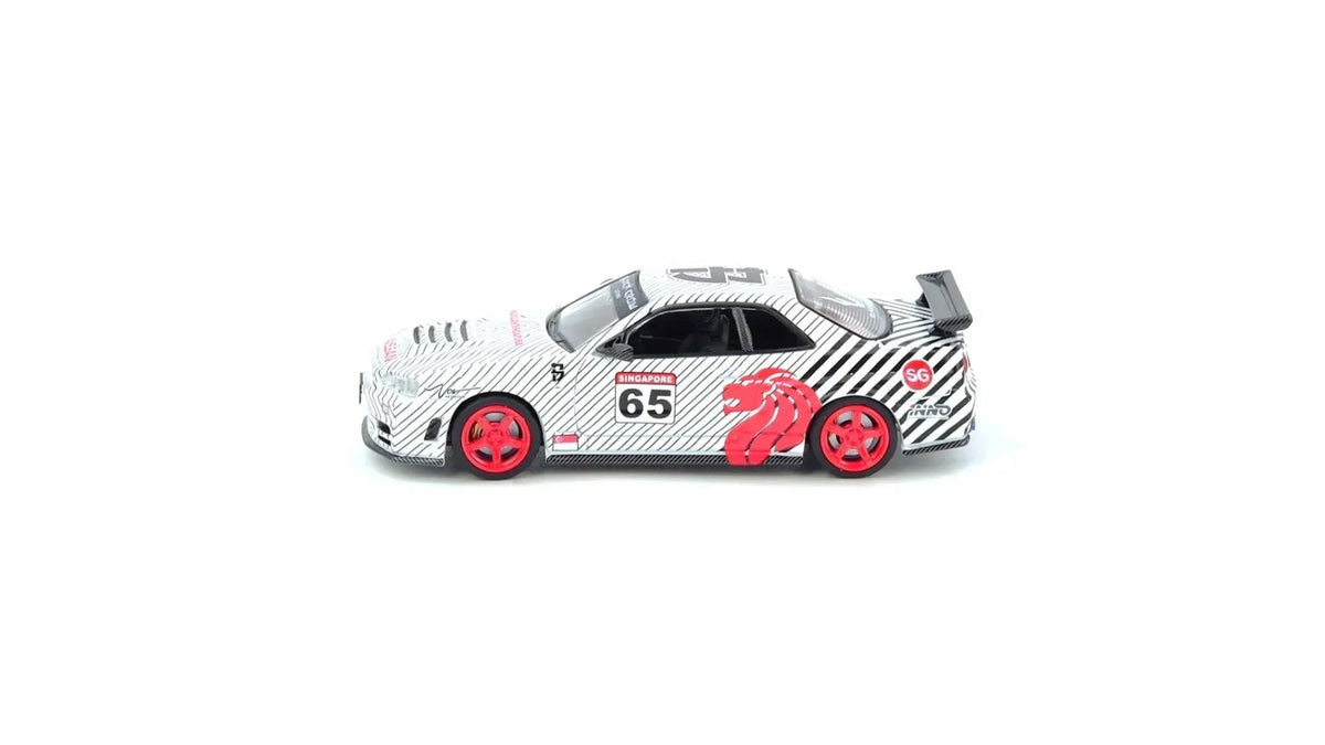 Skyline GT-R R34, 1:64 Scale (White) — image 2