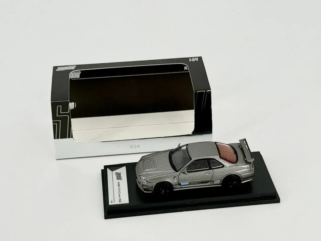 Nismo GT-R Z TUNE (R34) RHD, 1:64 Scale (Grey) — image 1