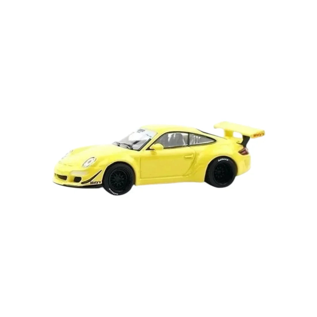 Porsche diecast RWB 997, 1:64 Scale (Yellow) — image 2