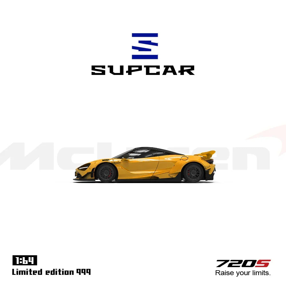 SC - McLaren 720S(Limited Edition 999), 1:64 Scale (Yellow) — image 3