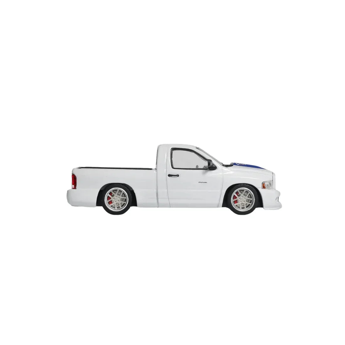 Dodge Ram SRT-10 (2003), 1:64 Scale (White with Blue Stripes) — image 3
