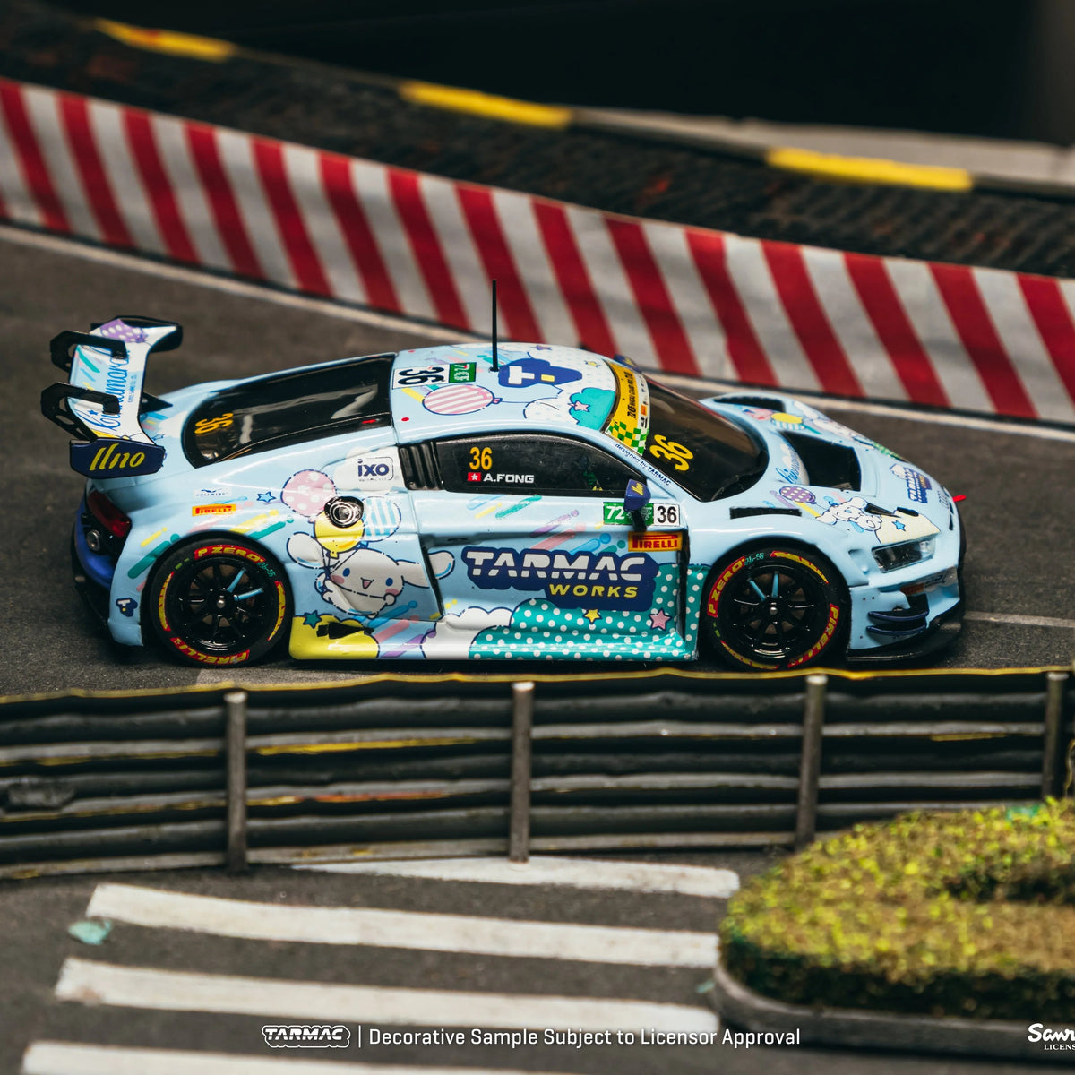 *PRE-ORDER* Audi R8 LMS GT3 EVO II Macau GT Cup - FIA GT World Cup 2025 Uno Racing Adderly Fong, 1:43 Scale — image 3