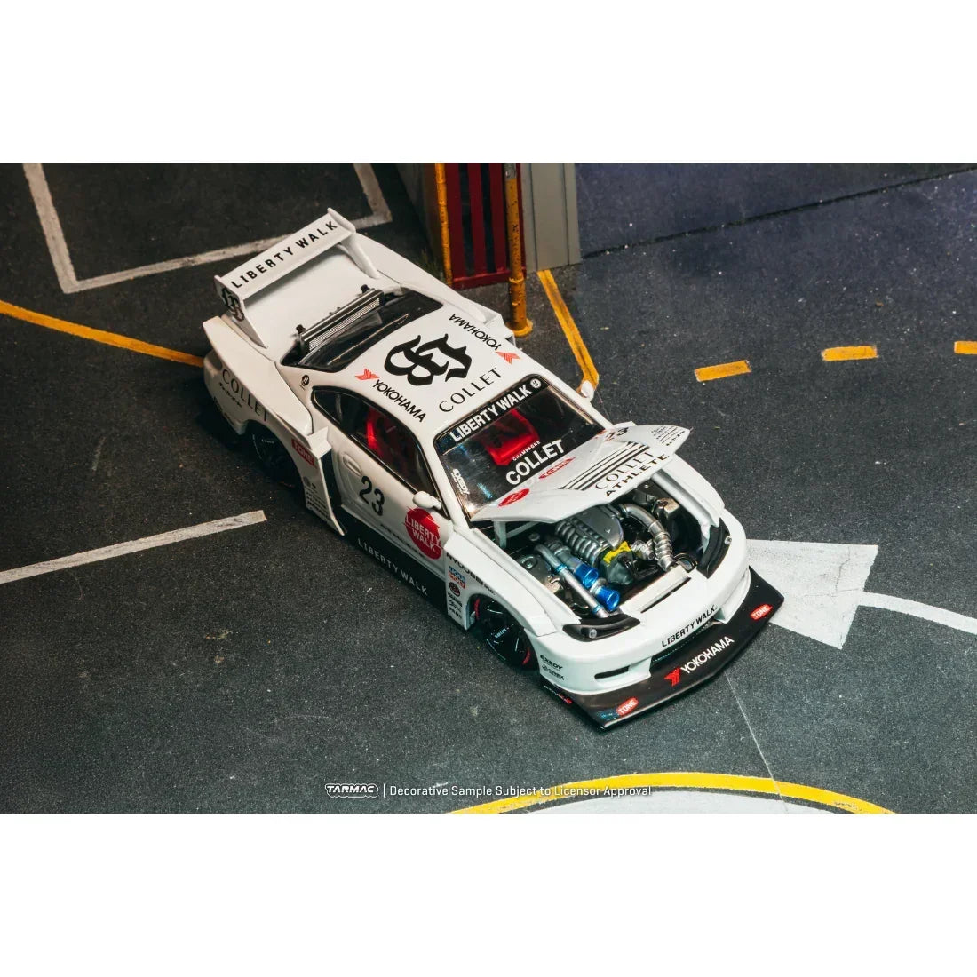 *PRE-ORDER* LB-Super Silhouette Nissan SILVIA (S15) Drift (Open Bonnet & with Engine Compartment) 2025, 1:64 Scale — image 6