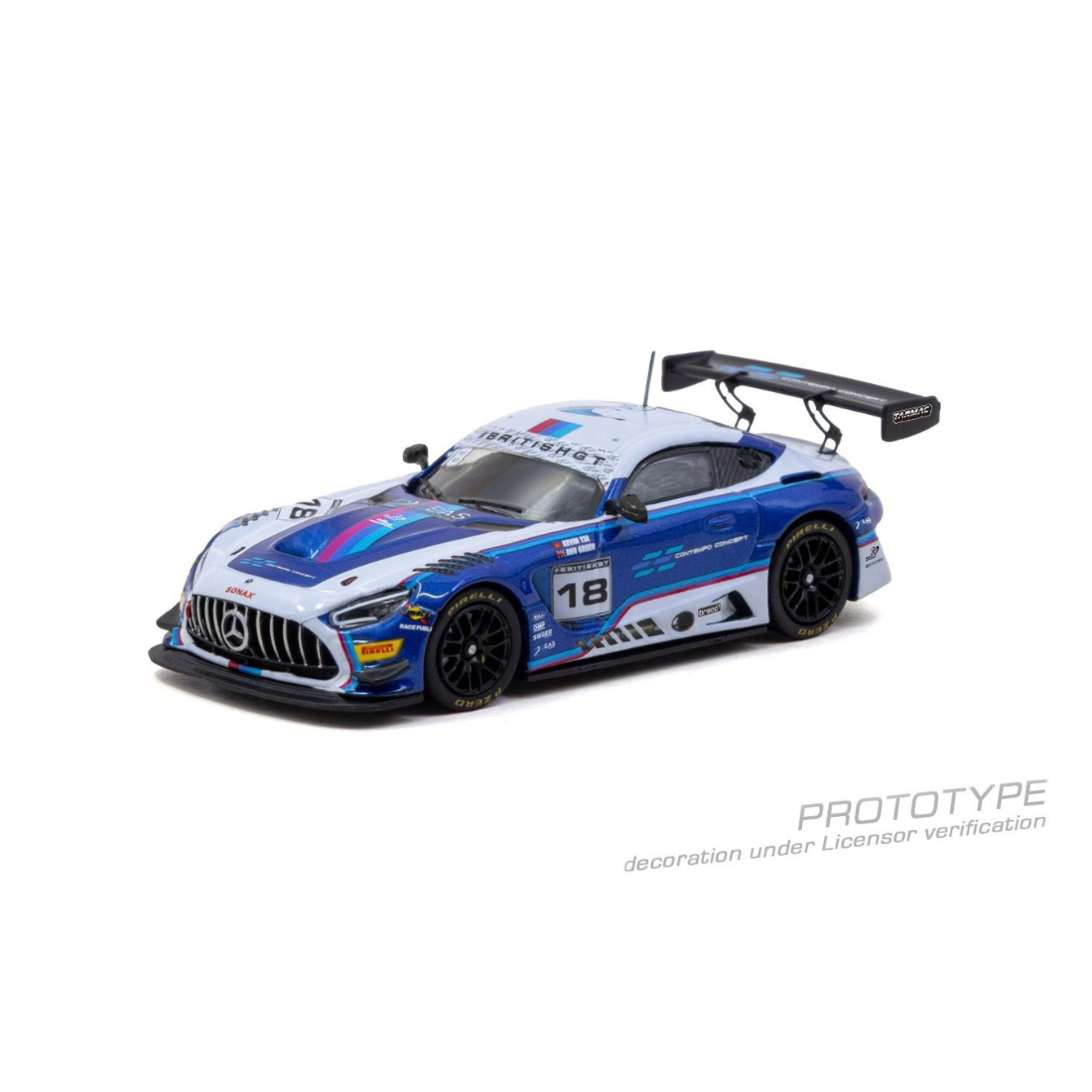 *PRE-ORDER*Mercedes AMG GT3 diecast British GT Championship 2026 Kevin Tse / Ben Green Model Car + Trading Cards Combo Set, 1:64 Scale — image 2