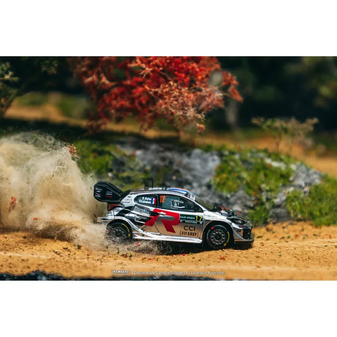 *PRE-ORDER* Toyota GR YARIS Rally1 HYBRID Rally Saudi Arabia WRC World Champion Sébastien Ogier / Vincent Landais 2025, 1:64 Scale — image 5