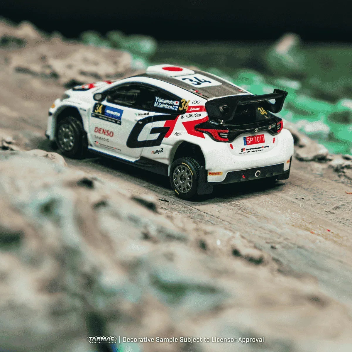 *PRE-ORDER* X iXO Models Toyota GR Yaris Rally2 Sweden 2024 Yuki Yamamoto / Marko Salminen, 1:64 Scale — image 3