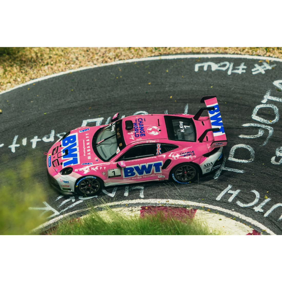 Porsche 911 GT3 Cup (992) Porsche Mobil 1 Supercup 2024 #01, 1:64 Scale — image 1