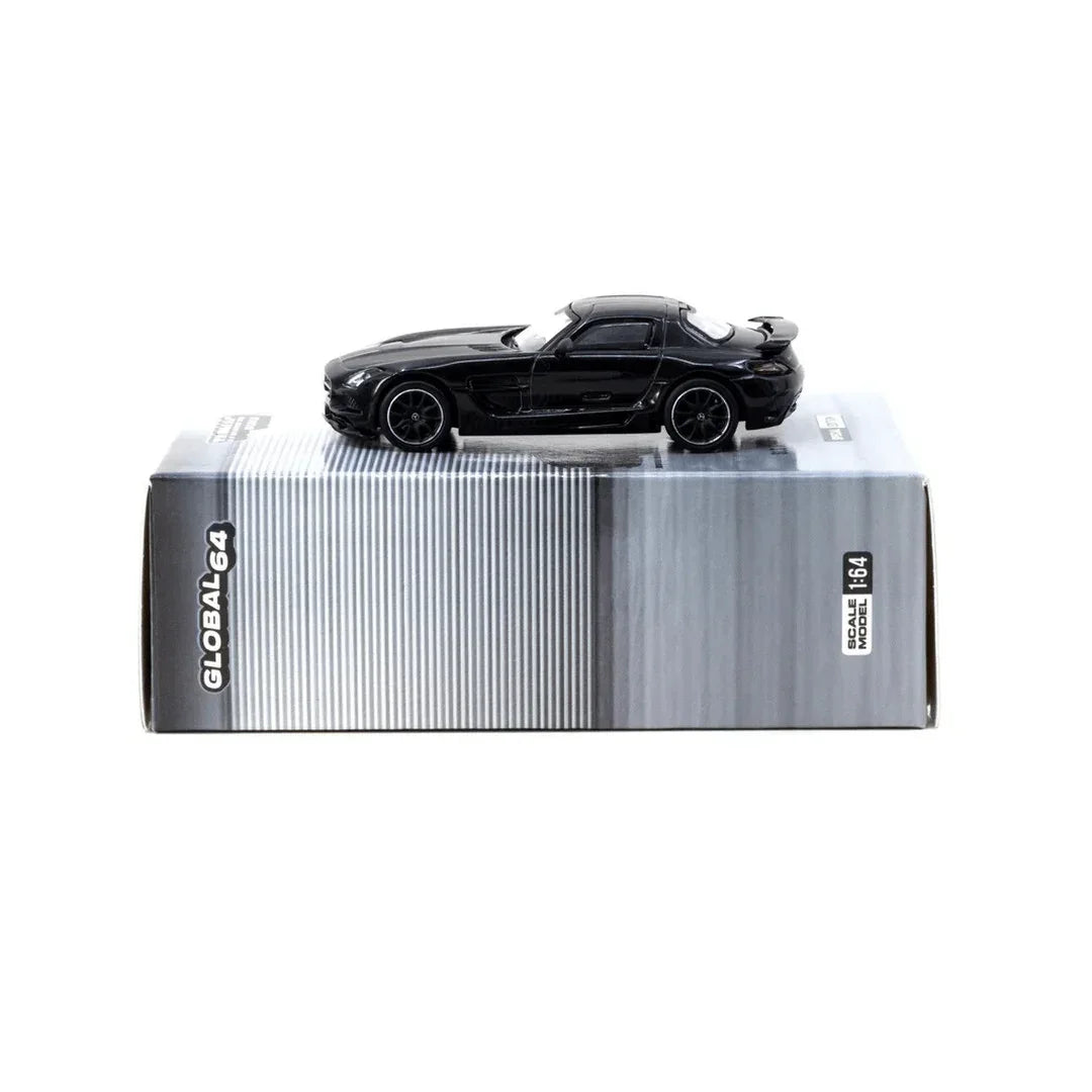 Mercedes-Benz SLS AMG Coupé Singapore Special Edition - Global64, 1:64 Scale (Black) — image 3