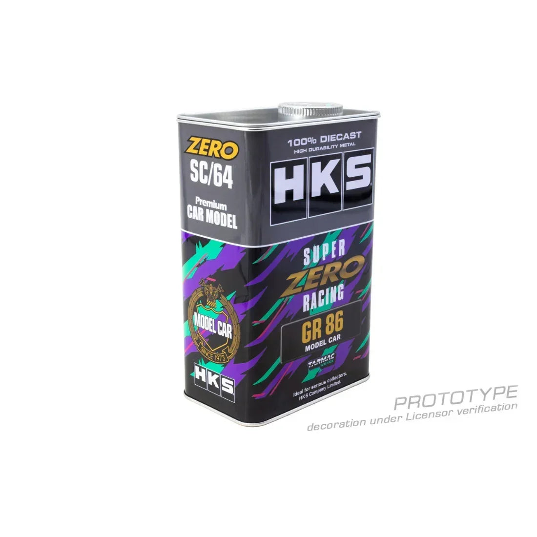 *PRE-ORDER* HKS Toyota GR86 With Metal Oil Can, 1:64 Scale (Grey) — image 3