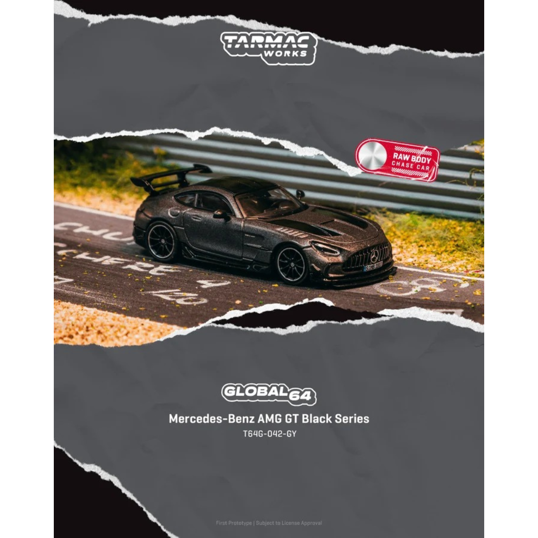 Mercedes AMG GT Black Series, 1:64 Scale — image 1