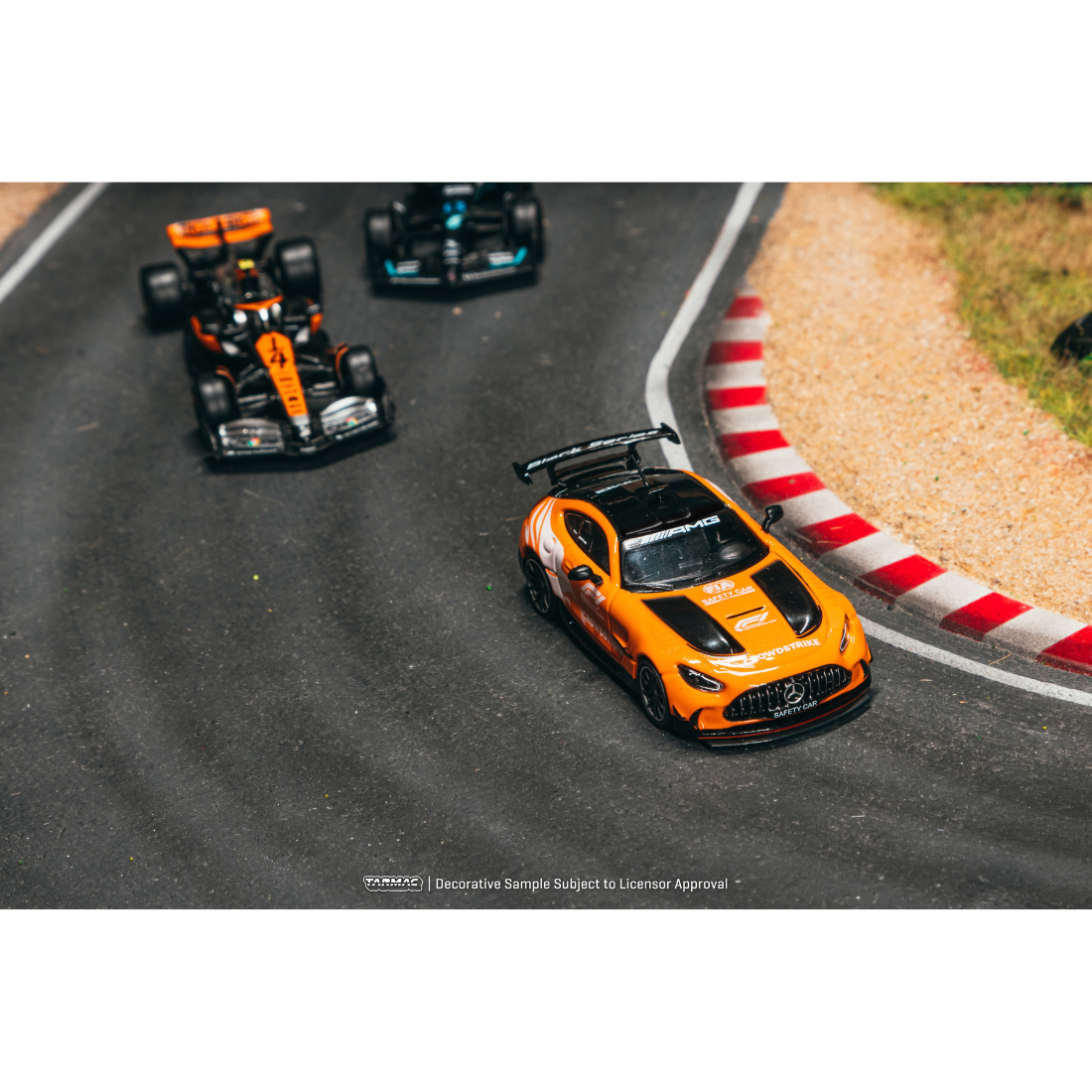 *Pre-Orders* Mercedes-Benz AMG GT Black Series Safety Car of British GP 2025 (Chance of Chase Car - Chrome Orange Body), 1:64 Scale — image 3
