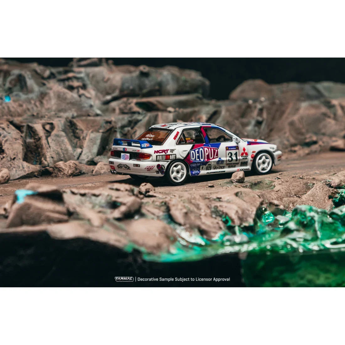 *PRE-ORDER* Mitsubishi Lancer Evolution Hong Kong Beijing Rally 2025 (Chance of Chase Car), 1:64 Scale — image 3