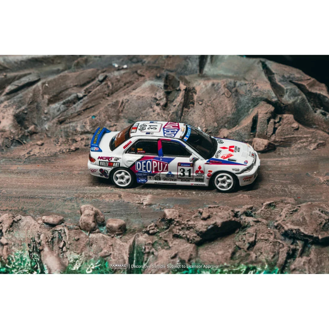 *PRE-ORDER* Mitsubishi Lancer Evolution Hong Kong Beijing Rally 2025 (Chance of Chase Car), 1:64 Scale — image 4