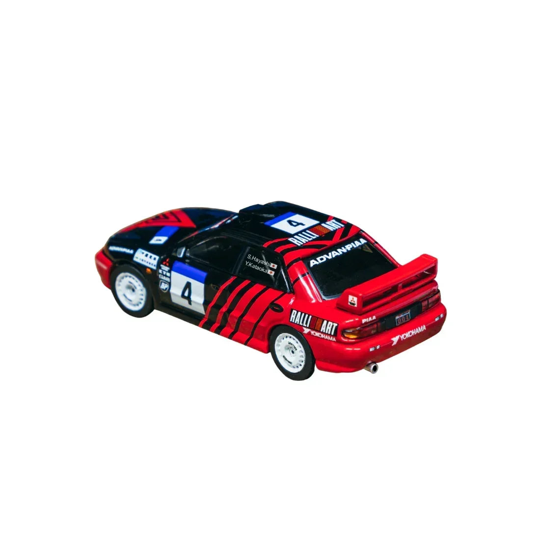 *PRE-ORDER* Mitsubishi Lancer Evolution III China Rally Yoshihiro Kataoka / Satoshi Hayashi (Chance of Chase Car) 1998, 1:64 Scale — image 5