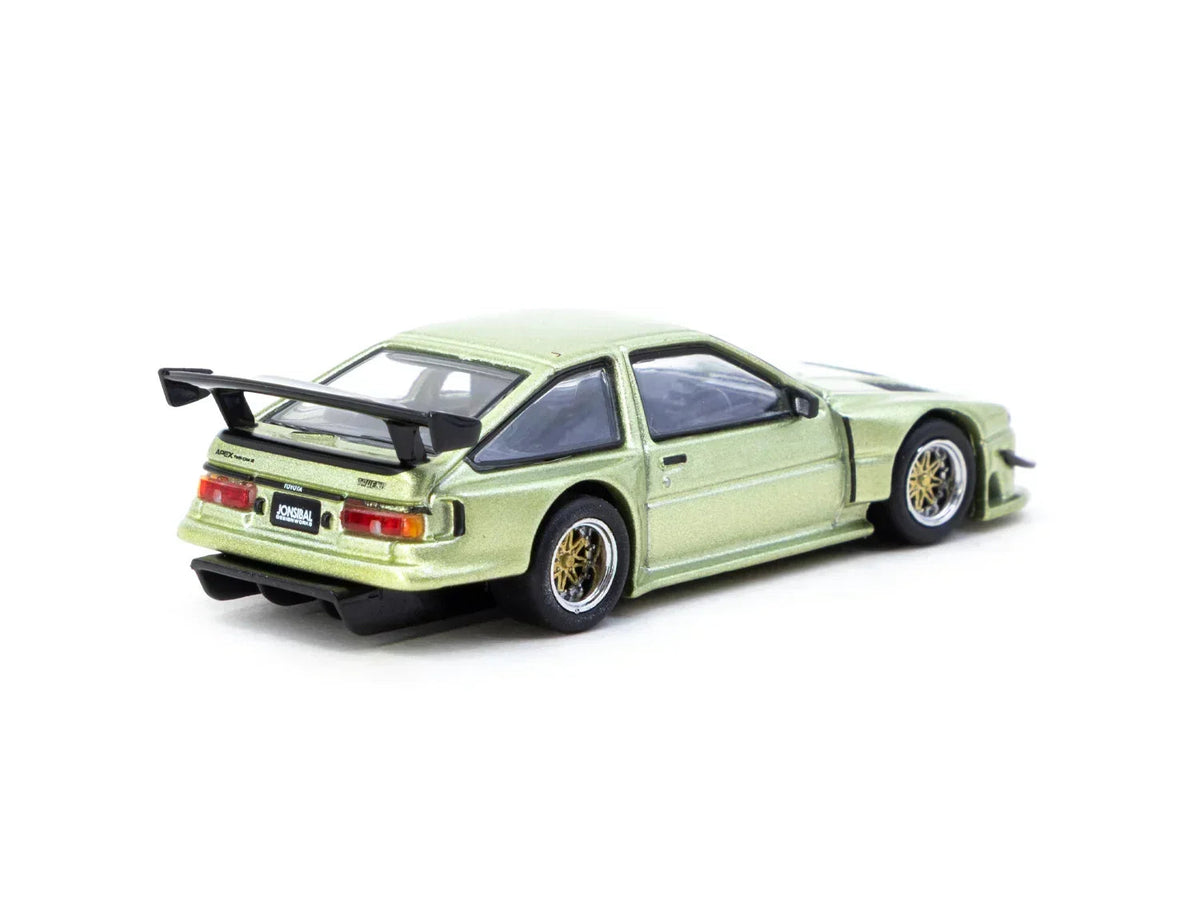 Toyota Sprinter Trueno AE86 Widebody - Global64, 1:64 Scale (Green) — image 2
