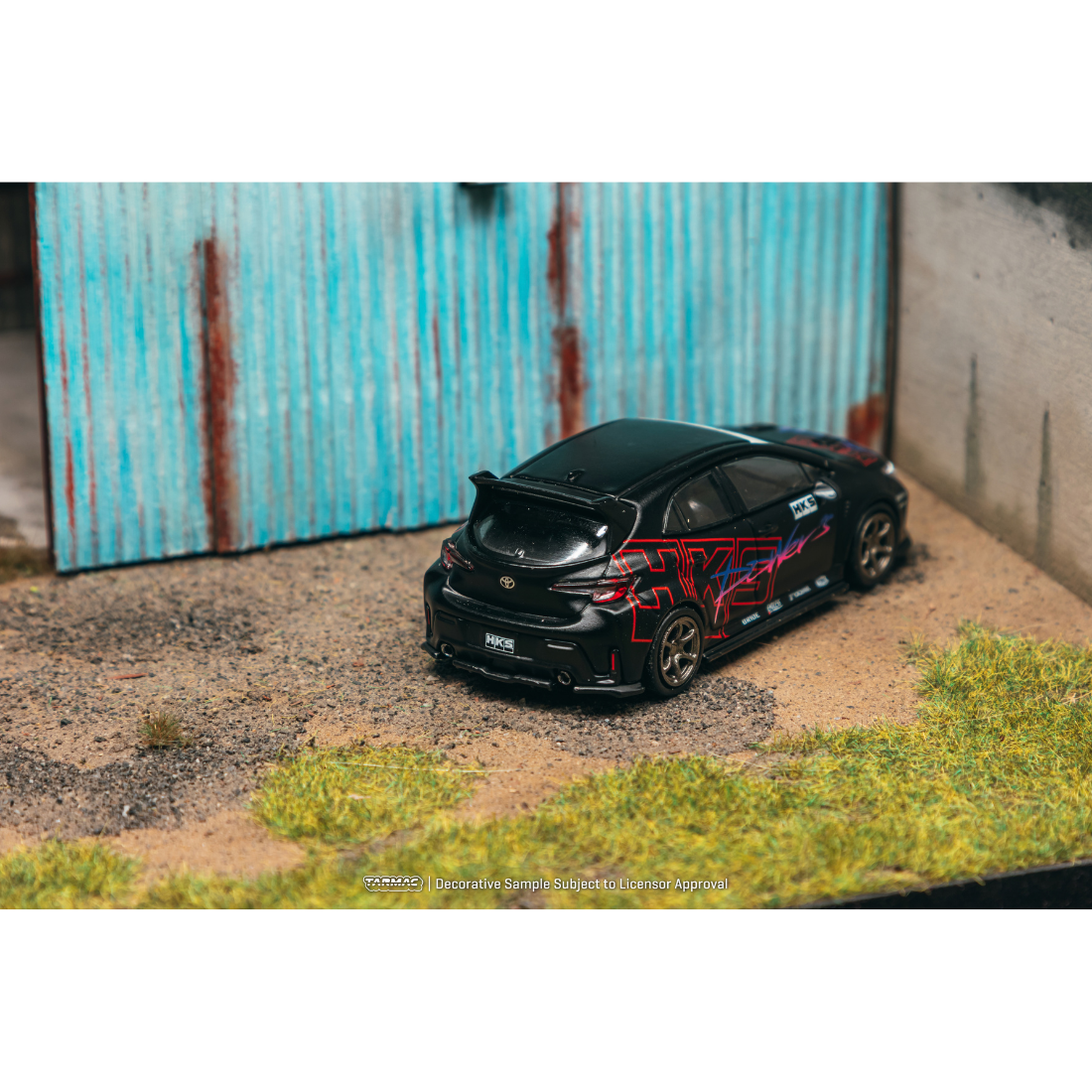 *Pre-Orders* Toyota GR Corolla HKS (Chance of Chase Car - Chrome Black Body), 1:64 Scale — image 3