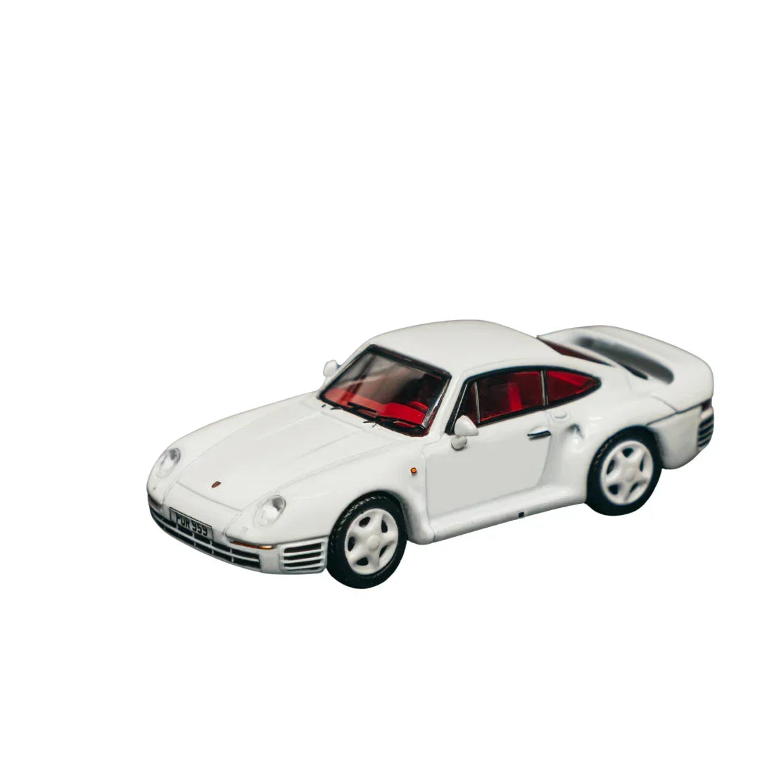 *PRE-ORDER* Porsche diecast 959 Chance of Chase Car (Model Car + Trading Cards Combo Set), 1:64 Scale (White) — image 4